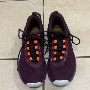 Under Armour Purple and Orange Athletic Shoes